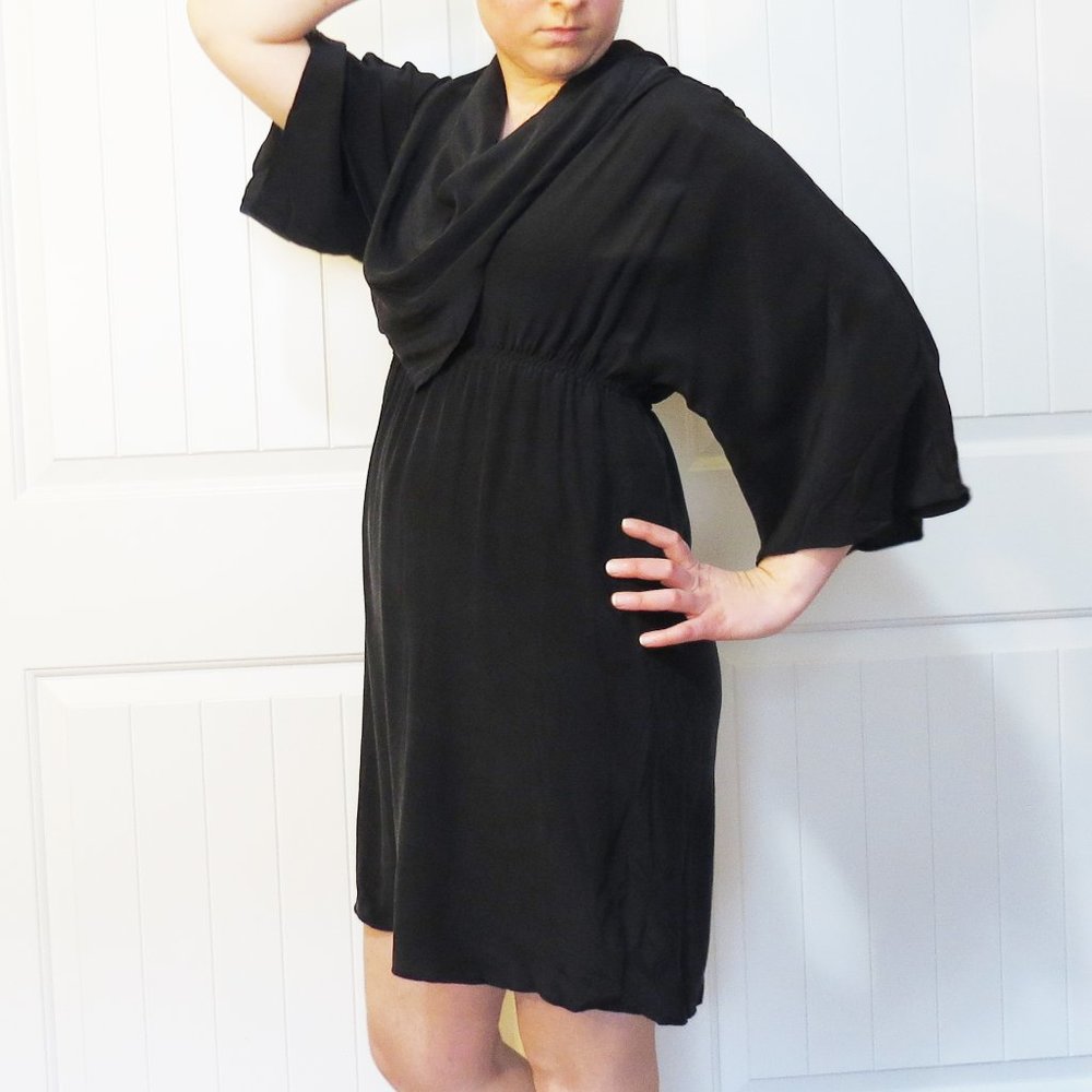 Amanda Uprichard Silk Black Dress